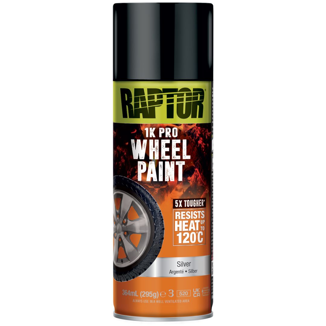 High Temperature Wheel Paint Silver Aerosol Raptor